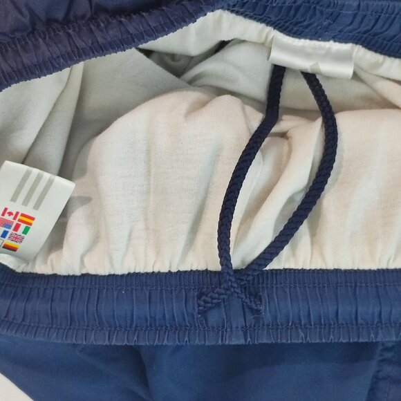 Adidas nylon sweatpants with insert lining blue men's size L Y2K - Picture 7 of 14